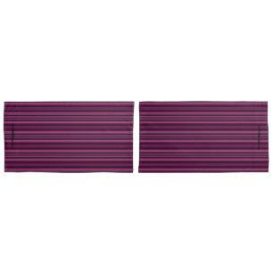 HAMbyWhiteGlove - Pillow Cases - Pink Stripe
