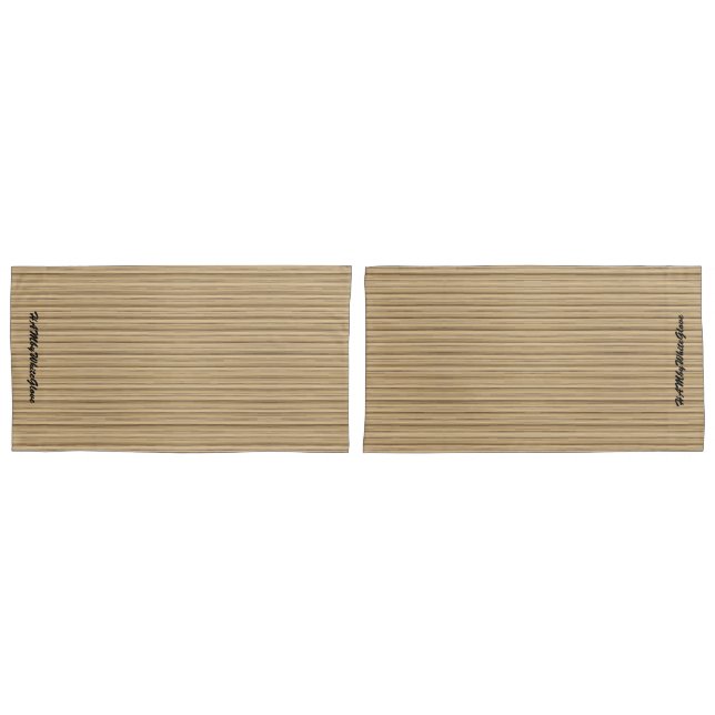 HAMbyWhiteGlove - Pillow Cases - Tan Gradient (Front-Set)