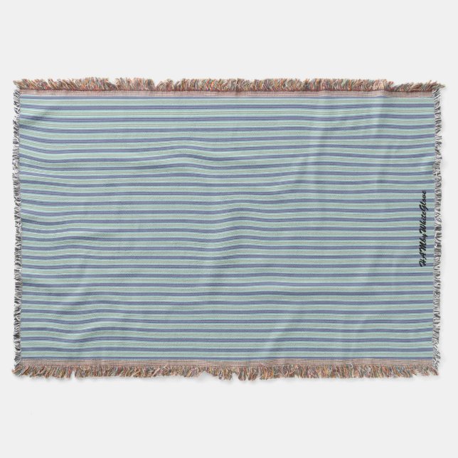 HAMbyWhiteGlove - Throw Blankets - Blue Purple (Front)