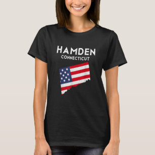 Hamden Connecticut USA State America Travel Connec T-Shirt