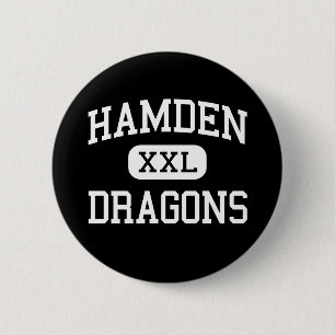 Hamden - Dragons - High - Hamden Connecticut 6 Cm Round Badge