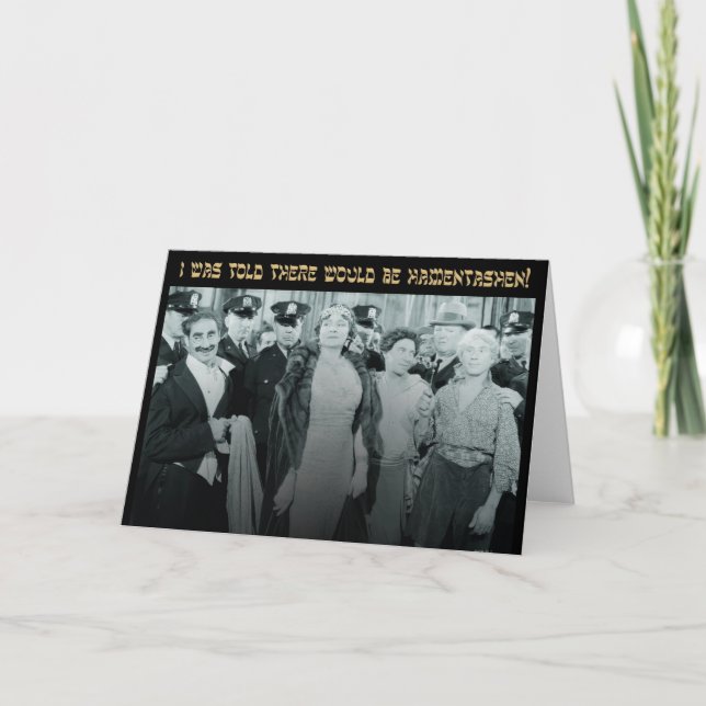 Hamentashen I was told Purim Card (Front)