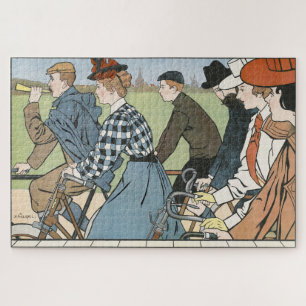 Hamers rijwielen (1912) by Johann Georg van Caspel Jigsaw Puzzle