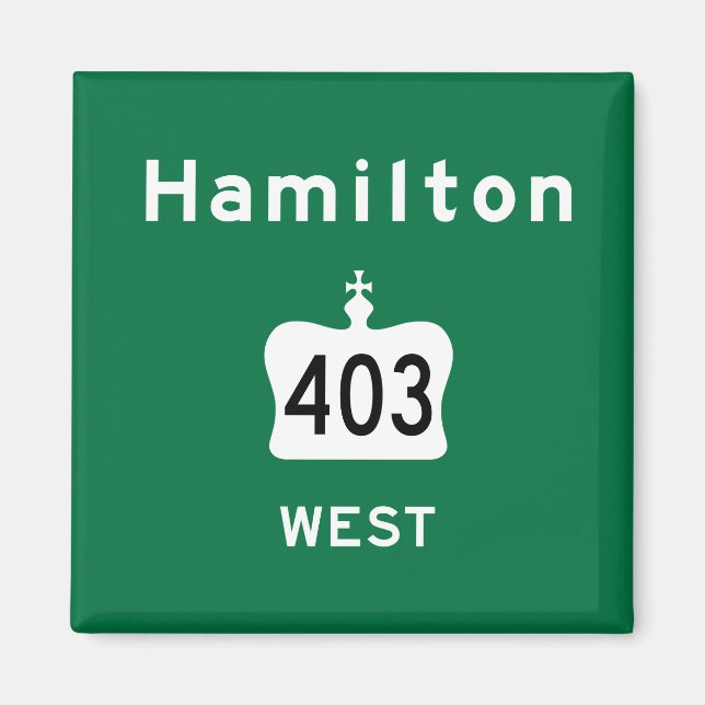 Hamilton 403 magnet (Front)
