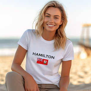 Hamilton Bermuda Country Flag Light-Colour T-Shirt