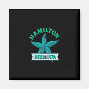 Hamilton Bermuda Star Fish Travel Vacation Souveni Magnet