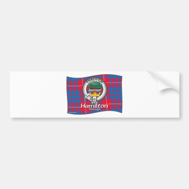 Hamilton Clan Bumper Sticker (Front)