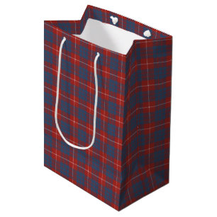 Hamilton Dress Ancient Scottish Tartan  Medium Gift Bag