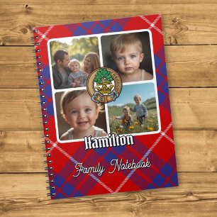 Hamilton Family Photo Collage Notebook