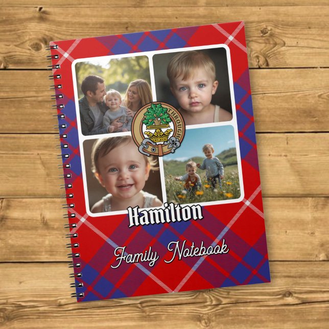 Hamilton Family Photo Collage Notebook (Creator Uploaded)