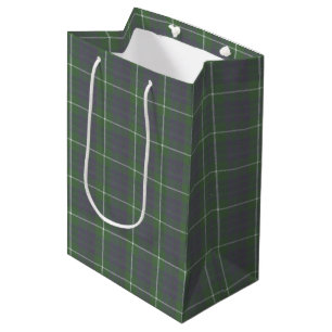 Hamilton Hunting  Scottish Tartan  Medium Gift Bag