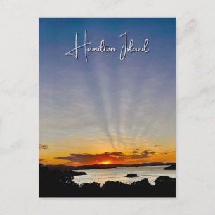 Hamilton Island Sunset Postcard