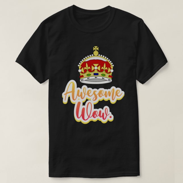 Hamilton king george awesome wow quote sticker Pul T-Shirt (Design Front)