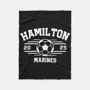 Hamilton Marines Soccer Byll 2025 Hs Fleece Blanket