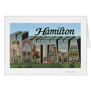 Hamilton, Montana - Large Letter Scenes
