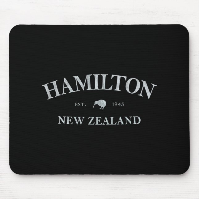 Hamilton New Zealand Hamilton Nz Graphic Print  Mouse Mat (Front)