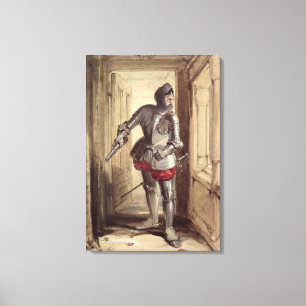 Hamilton of Bothwellhaugh about to shoot Canvas Print