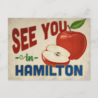 Hamilton Ohio Apple - Vintage Travel