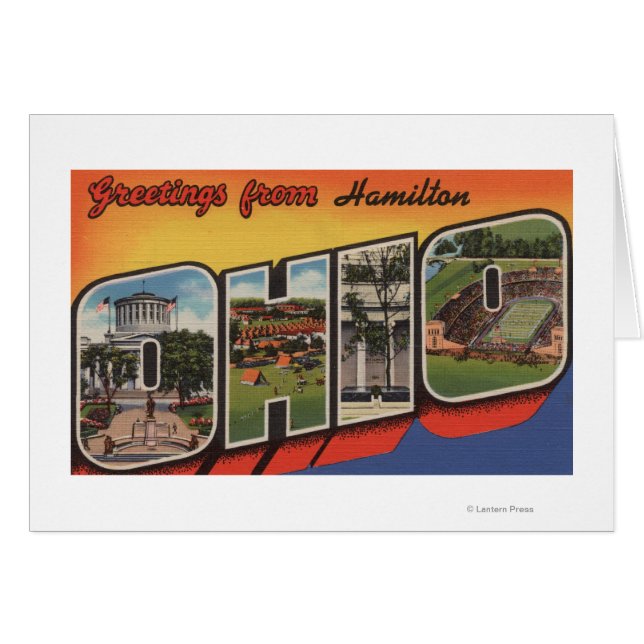 Hamilton, Ohio - Large Letter Scenes (Front Horizontal)