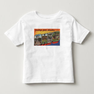 Hamilton, Ohio - Large Letter Scenes Toddler T-Shirt