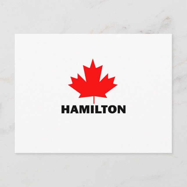 Hamilton, Ontario Postcard (Front)