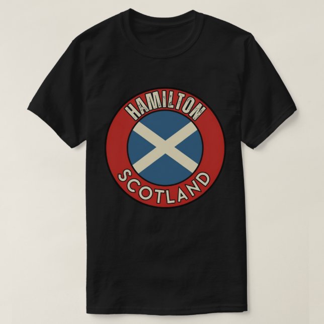 Hamilton, Scotland T-Shirt (Design Front)