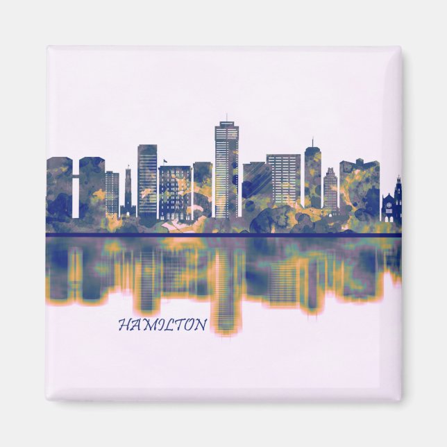 Hamilton Skyline Magnet (Front)