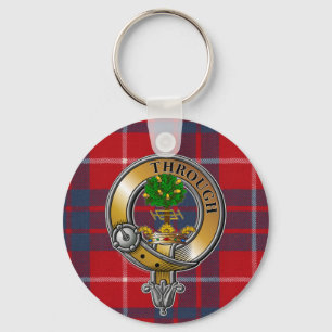 Hamilton Tartan & Badge Key Ring