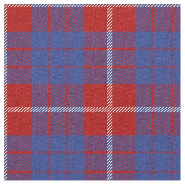 Hamilton Tartan Print Fabric (Close Up)