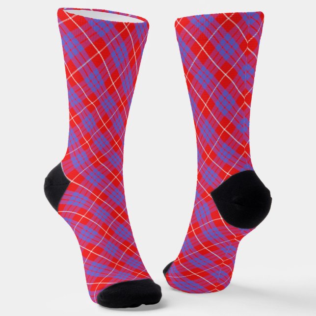 Hamilton Tartan Socks Clan (Angled)