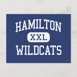 Hamilton Wildcats Middle Memphis Tennessee Postcard