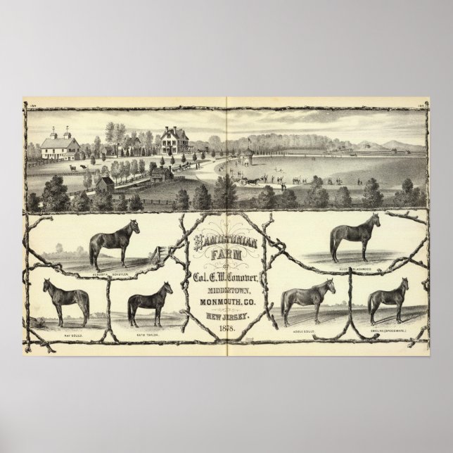 Hamiltonian Farm in Middletown, NJ Poster (Front)