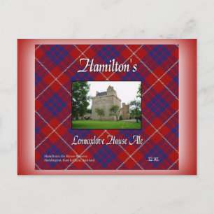 Hamilton's Lennoxlove House Ale Postcard