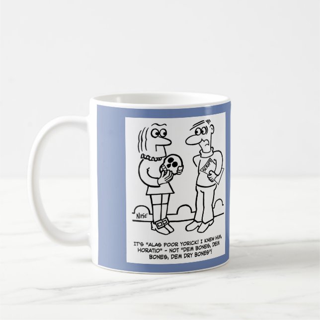 Hamlet Actor has Advice from the Stage Director Coffee Mug (Left)