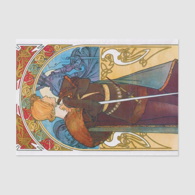 Hamlet, Alphonse Mucha Tissue Paper (Front)
