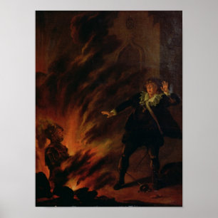 Hamlet and the Ghost of his Father Poster