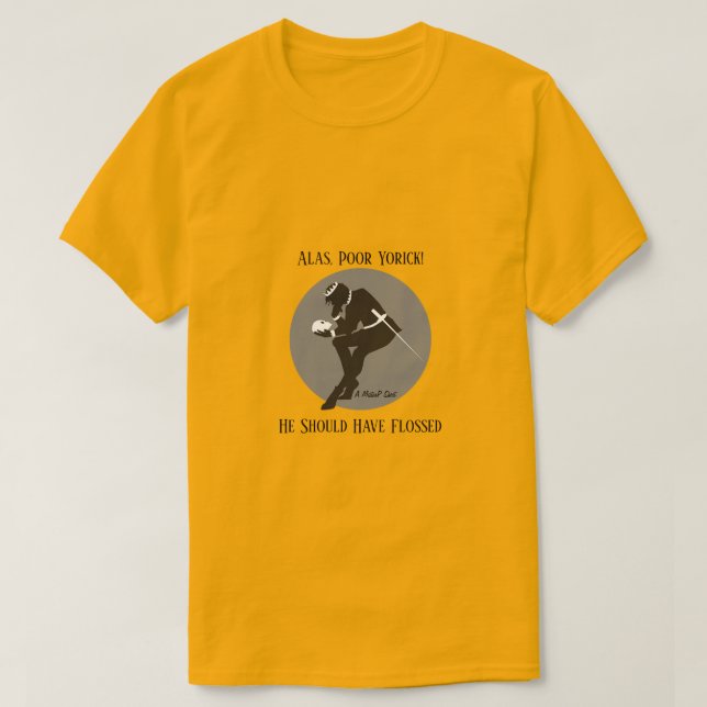 Hamlet (First Draught) - A MisterP Shirt (Design Front)