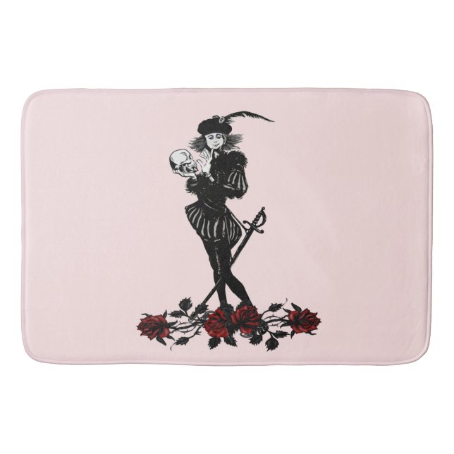 Hamlet Pink  Bath Mat (Front)