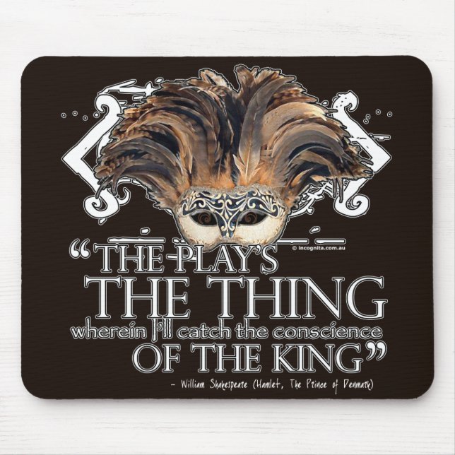 Hamlet Play Quote Mouse Mat (Front)