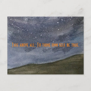 Hamlet Quote Postcard