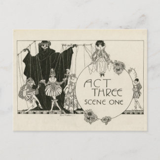 Hamlet Shakespeare Postcard