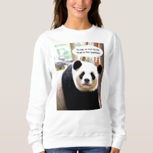 Hamlet Shakespeare Quote Panda Bear Women's Sweatshirt