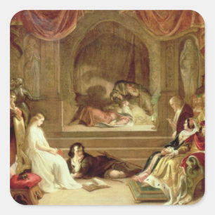 Hamlet Square Sticker