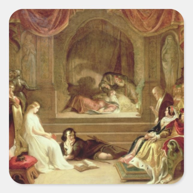 Hamlet Square Sticker (Front)