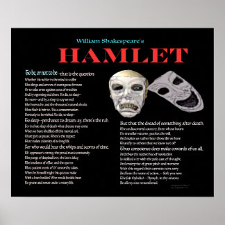 Hamlet To be or not to be Poster