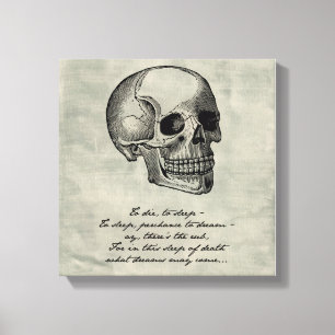 Hamlet - William Shakespeare Canvas Print