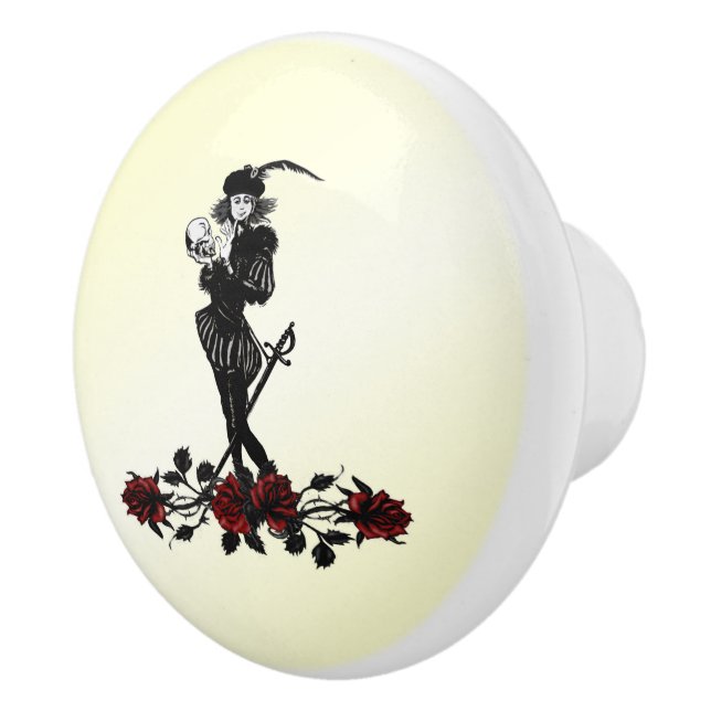 Hamlet Yellow Ceramic Knob (Right)