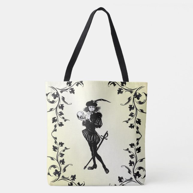 Hamlet Yellow Tote Bag (Front)