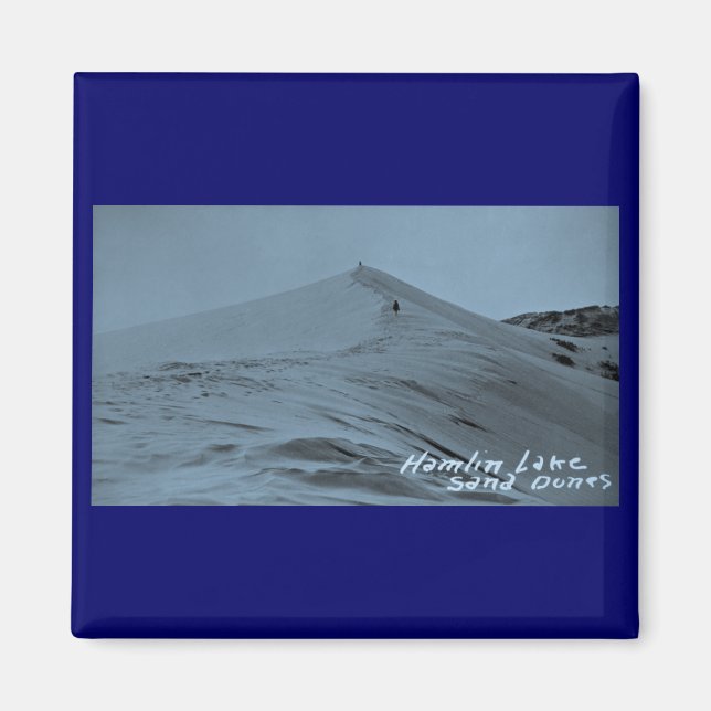 Hamlin Lake Sand Dunes, Michigan Magnet (Front)