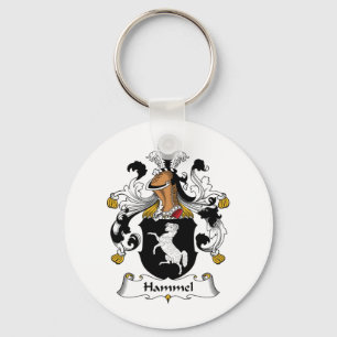 Hammel Family Crest Key Ring
